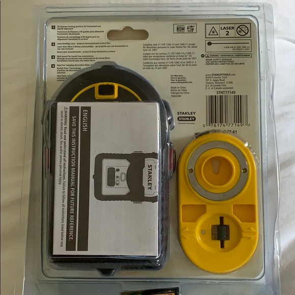 Stanley Self-Leveling Wall Laser STHT77149 - Picture 2 of 2